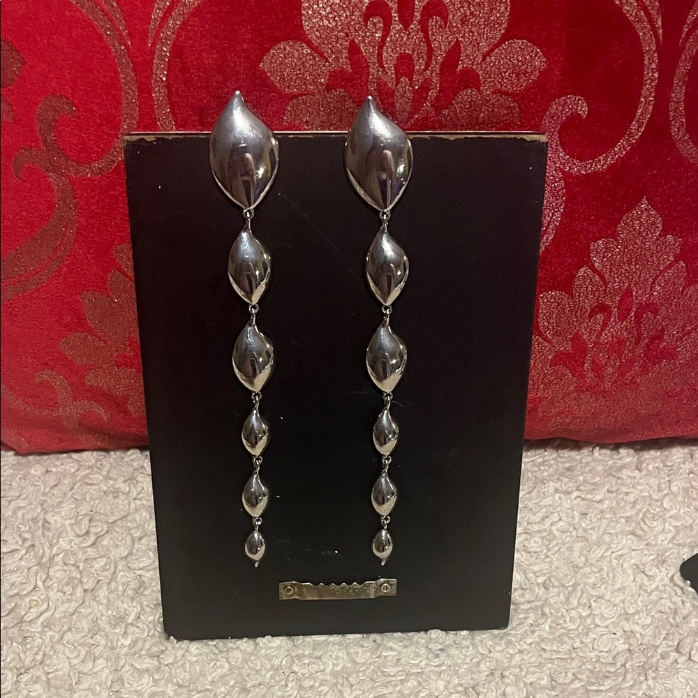 Elegant Silver Drop Earrings